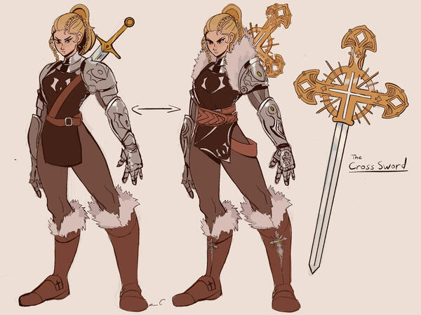 Horde Adora concept sketches